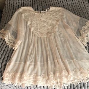 Pink Blush Tunic Top